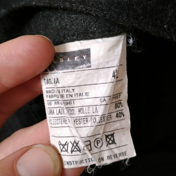 Sisley Dark Grey Wool Pants - Picture 6 of 6